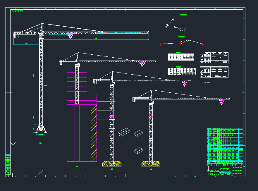 QTZ5515��ʽ���ؙC(j��)�C(j��)е�O(sh��)��cad�D��