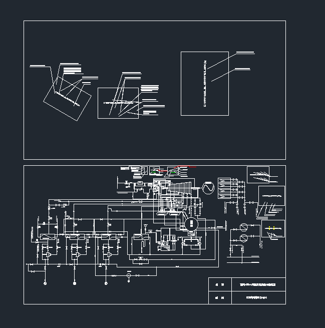 ����25MW��݆�l늙C����ϵ�ycad�Ddwg�D��