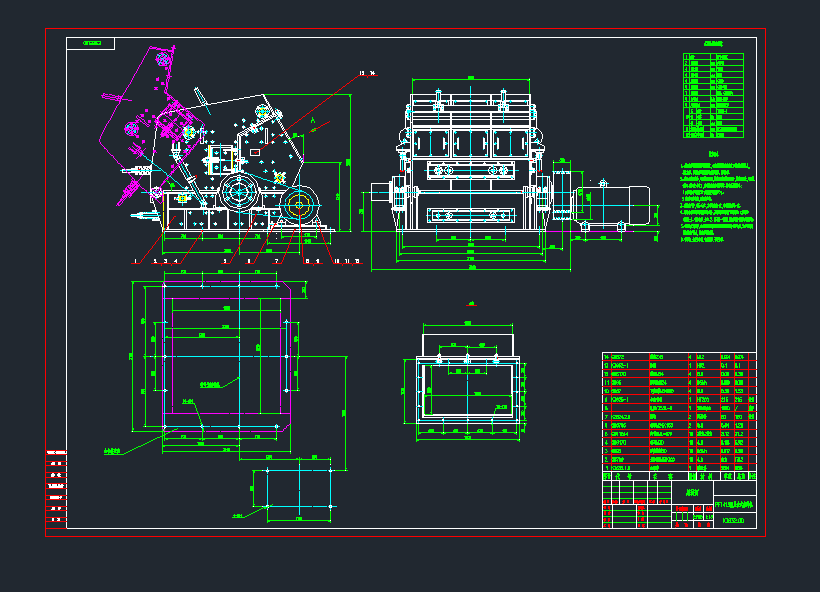 PF1415VIII��������C�Cе�O��cad�D��