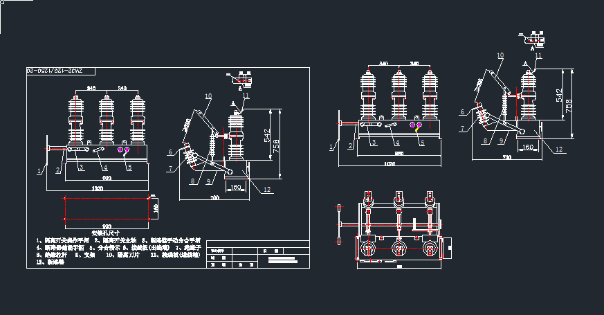 ZW32-12��Ք�·�����bԔ�Dcad�D��
