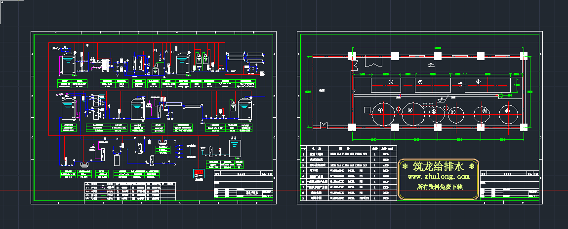 ĳ����ˮϵ�y(t��ng)����cad�D���h(hu��n)��dwg�D��
