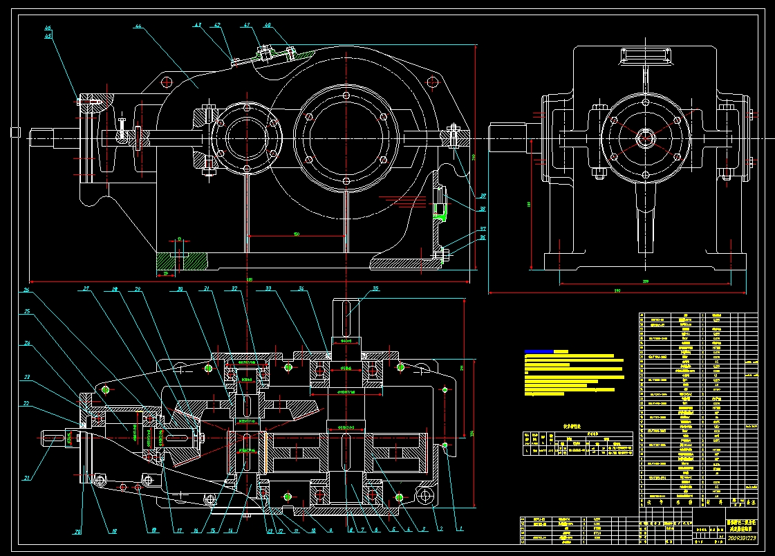 N=4KW�����ӱȞ�40�Ķ����A�F�A���X݆�p�ٙC�b��Dcad�D��