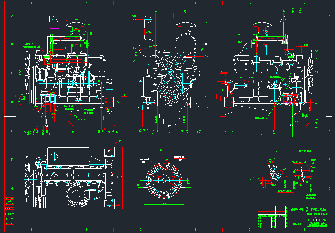 YC6108G���͙C���ΈDCAD�D��
