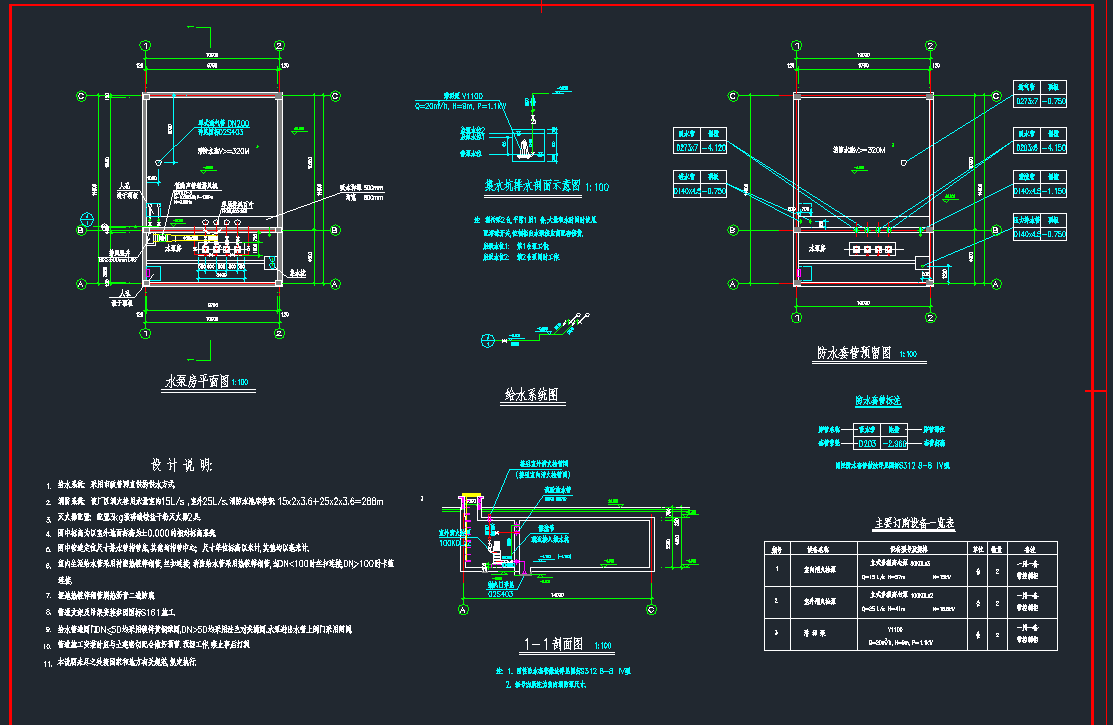 �÷��o��ˮʩ���DCAD�D��
